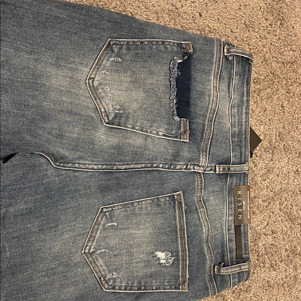 Classic Blue Straight Leg Jeans by Rag & Bone - Picture 4 of 6